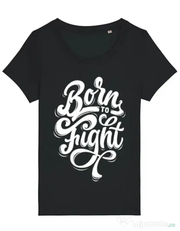 Tricou STANLEY STELLA dama Born To Fight Negru
