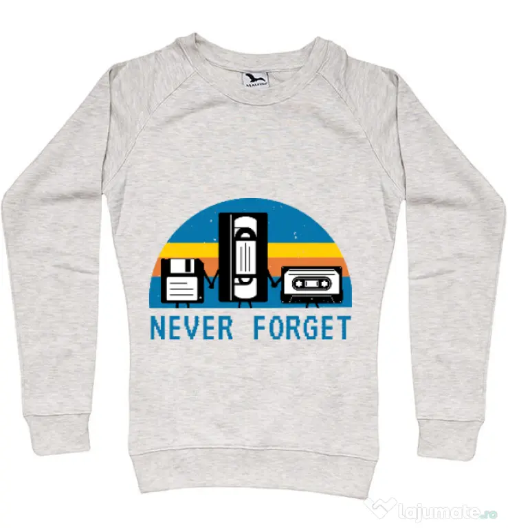 Bluza ADLER dama Never forget Migdala melanj