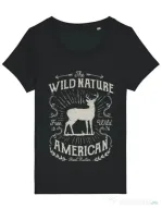 Tricou STANLEY STELLA dama Wild Nature Negru