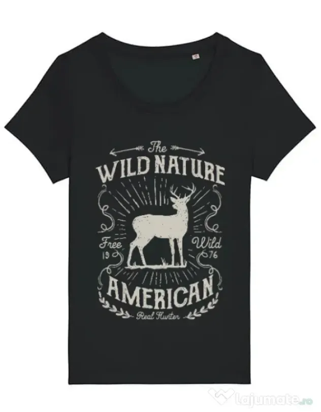 Tricou STANLEY STELLA dama Wild Nature Negru