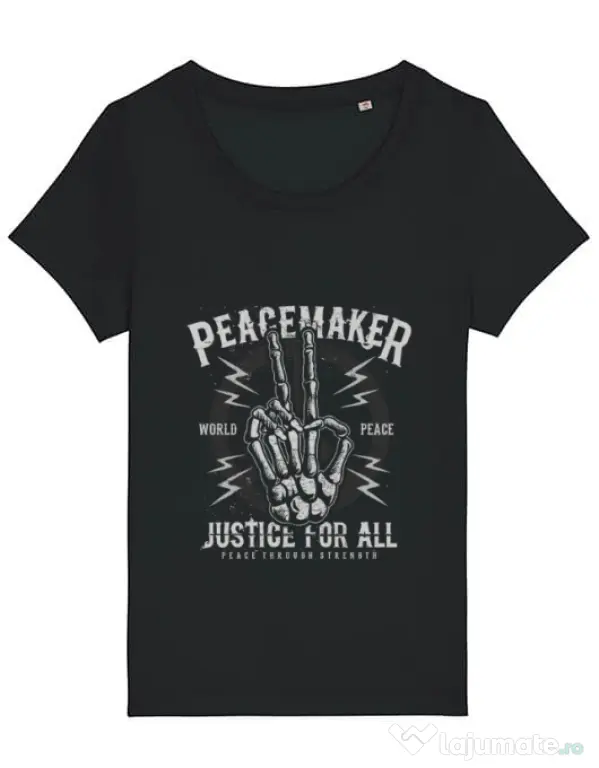 Tricou STANLEY STELLA dama Peace Maker Negru