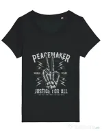 Tricou STANLEY STELLA dama Peace Maker Negru