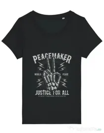 Tricou STANLEY STELLA dama Peace Maker Negru