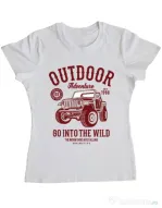 Tricou ADLER dama Outdoor Adventure Alb