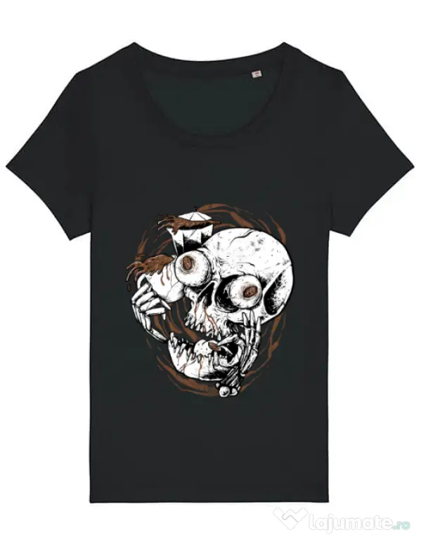 Tricou STANLEY STELLA dama Coffee Addict Negru