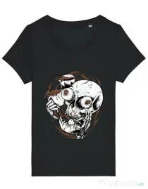 Tricou STANLEY STELLA dama Coffee Addict Negru