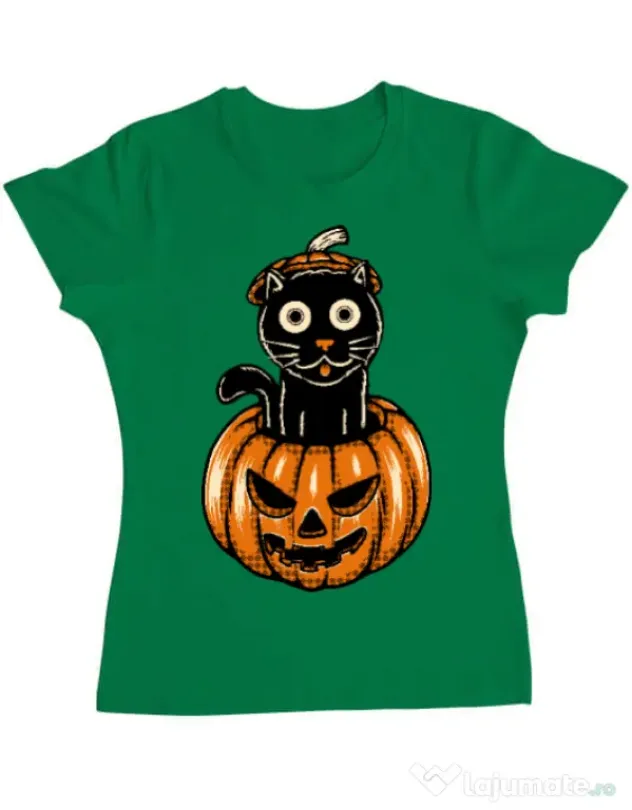 Tricou ADLER dama Pumpcat Verde mediu