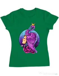 Tricou ADLER dama Queen Verde mediu