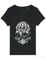 Tricou STANLEY STELLA dama Umbrella Tattoo Negru