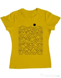 Tricou ADLER dama Mountains Galben