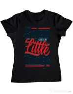 Tricou ADLER dama Enjoy The Little Things Negru