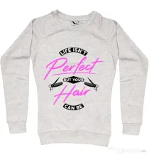 Bluza ADLER dama Life isnt perfect Migdala melanj