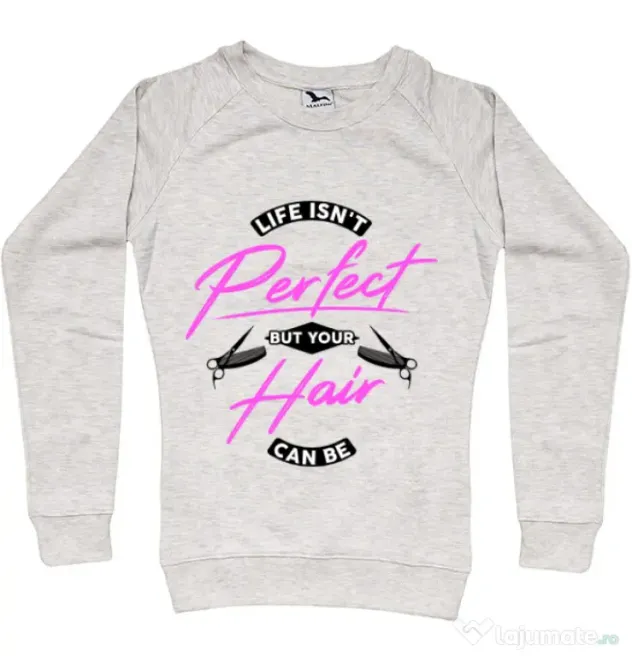 Bluza ADLER dama Life isnt perfect Migdala melanj
