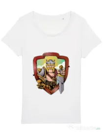 Tricou STANLEY STELLA dama The Barbarian Alb