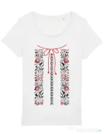 Tricou STANLEY STELLA dama Etno 1 Alb