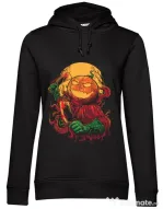 Hoodie dama cu gluga Pumpkinhead Butcher Negru