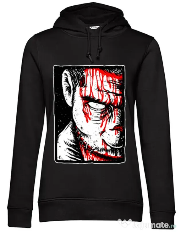 Hoodie dama cu gluga Zomblood Negru