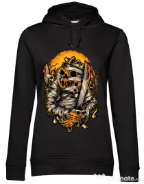 Hoodie dama cu gluga Mumpkin Negru