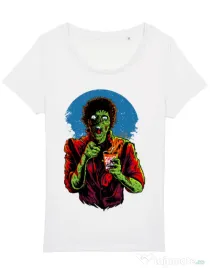 Tricou STANLEY STELLA dama I want you to dance Alb