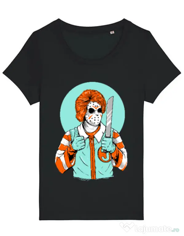 Tricou STANLEY STELLA dama Clown killer Negru