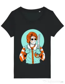 Tricou STANLEY STELLA dama Clown killer Negru