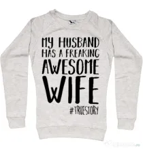 Bluza ADLER dama Awesome wife Migdala melanj
