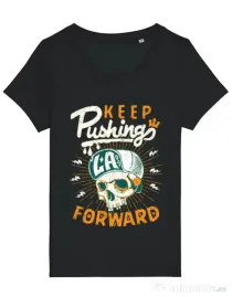 Tricou STANLEY STELLA dama Keep pushing Negru