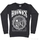 Bluza ADLER dama Bad bones crew always win Negru melanj