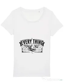 Tricou STANLEY STELLA dama Everything will be ok Alb