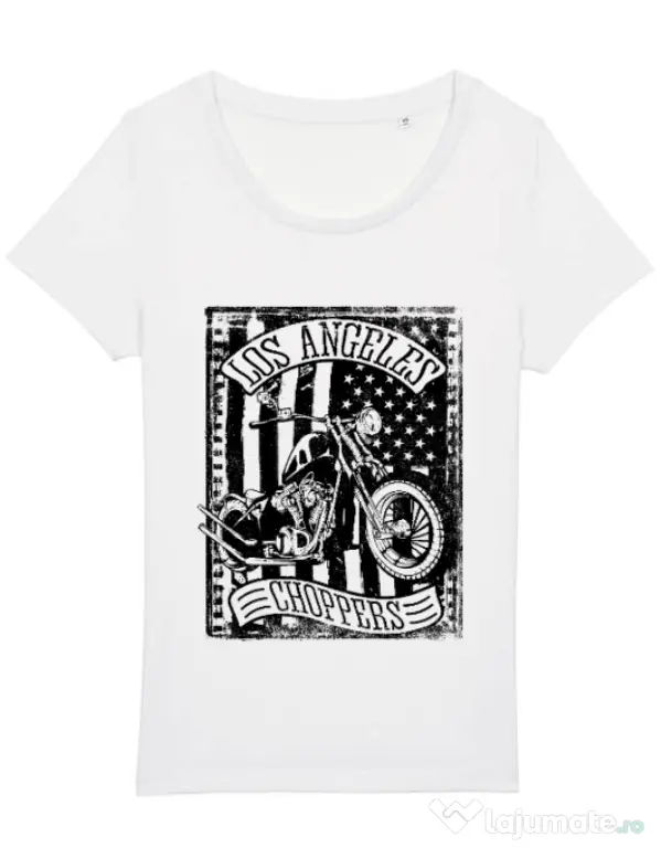 Tricou STANLEY STELLA dama Flag and bike Alb