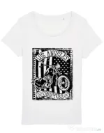 Tricou STANLEY STELLA dama Flag and bike Alb