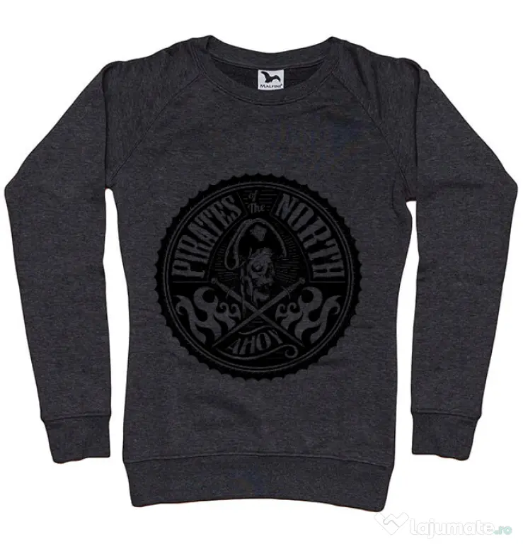 Bluza ADLER dama Pirates of the north Negru melanj