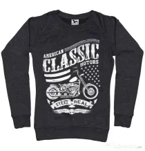 Bluza ADLER dama Steel is real Negru melanj