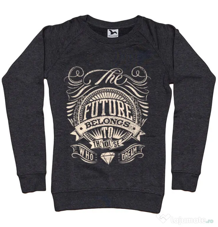 Bluza ADLER dama The future Negru melanj