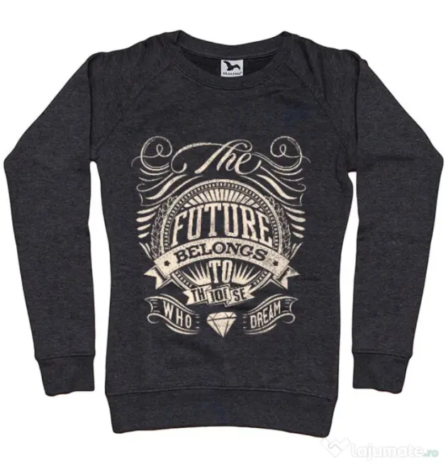 Bluza ADLER dama The future Negru melanj