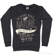 Bluza ADLER dama Walk of nature Negru melanj