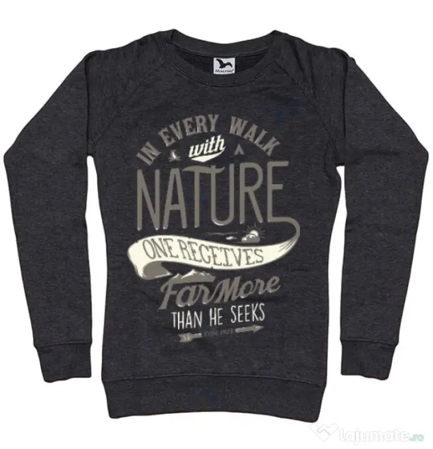 Bluza ADLER dama Walk of nature Negru melanj