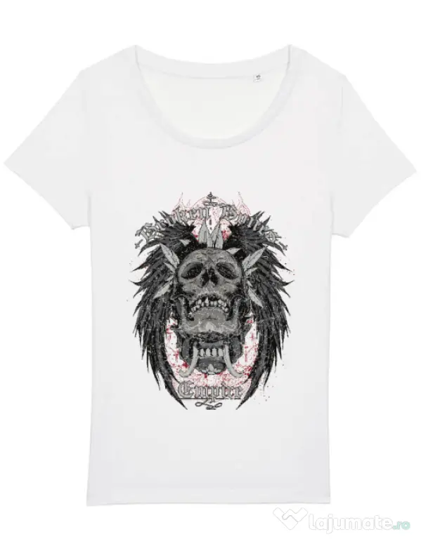 Tricou STANLEY STELLA dama Broken Bones Empire Alb