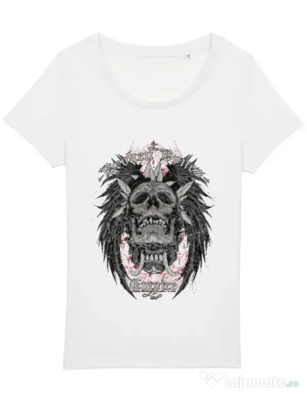 Tricou STANLEY STELLA dama Broken Bones Empire Alb