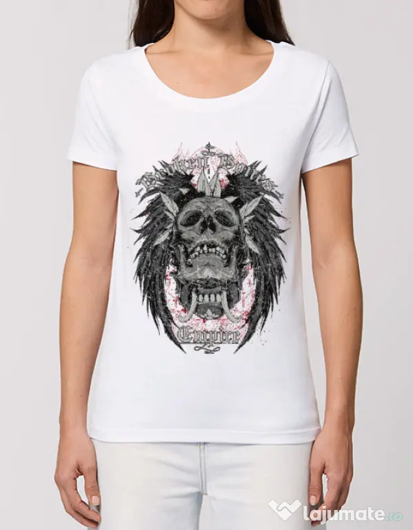Tricou STANLEY STELLA dama Broken Bones Empire Alb