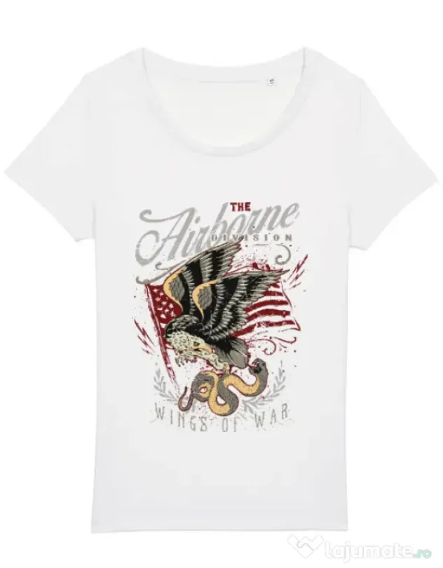 Tricou STANLEY STELLA dama Wings of war Alb