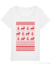 Tricou STANLEY STELLA dama Reindeers Alb