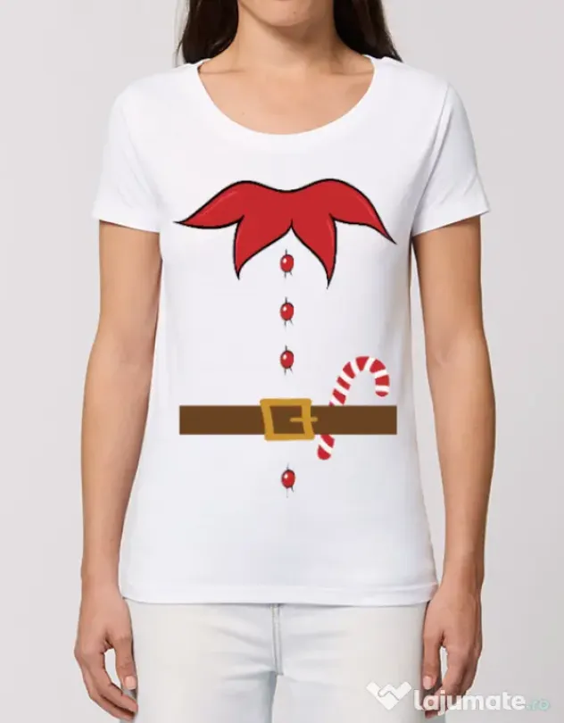 Tricou STANLEY STELLA dama Elf Alb