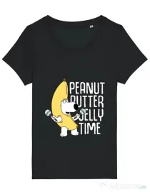 Tricou STANLEY STELLA dama Peanut butter jelly time Negru