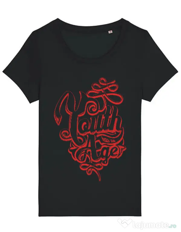 Tricou STANLEY STELLA dama Youth has no age Negru