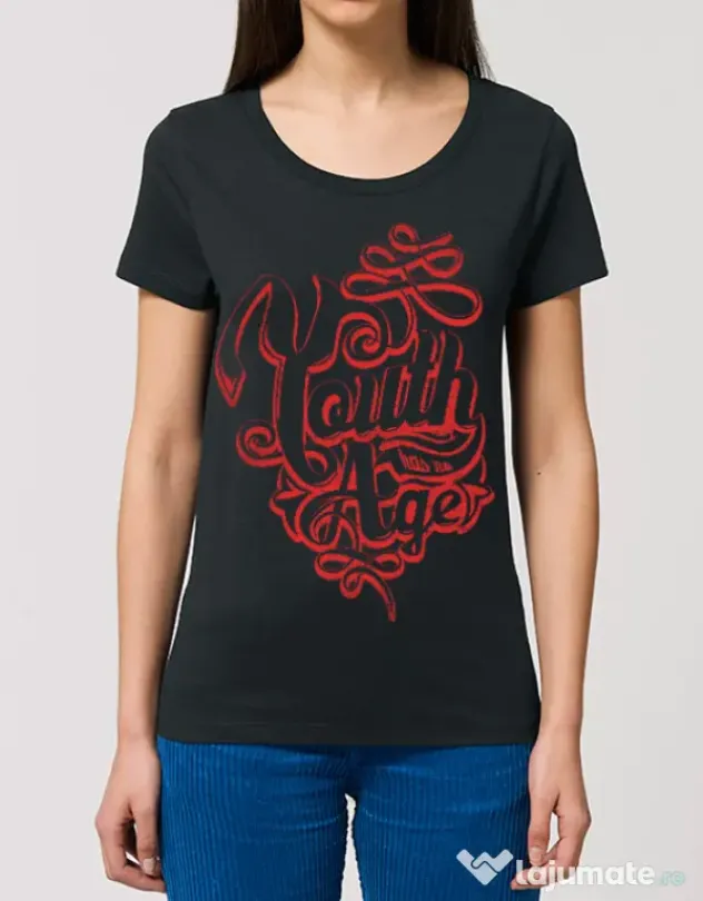 Tricou STANLEY STELLA dama Youth has no age Negru
