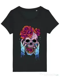 Tricou STANLEY STELLA dama Hand skull Negru