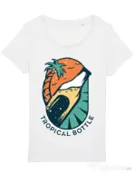 Tricou STANLEY STELLA dama Tropical bottle Alb
