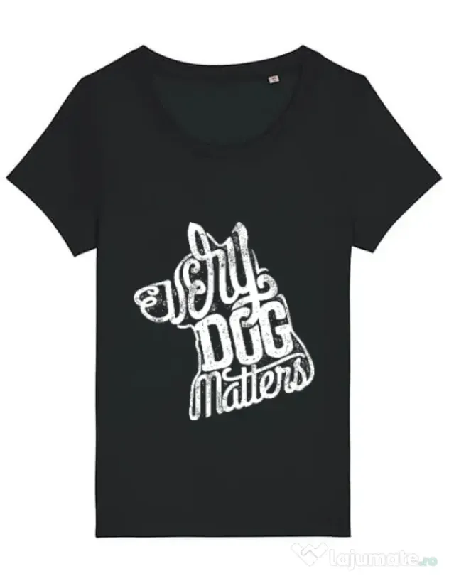 Tricou STANLEY STELLA dama Every dog matters 2 Negru