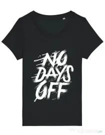 Tricou STANLEY STELLA dama No days off Negru